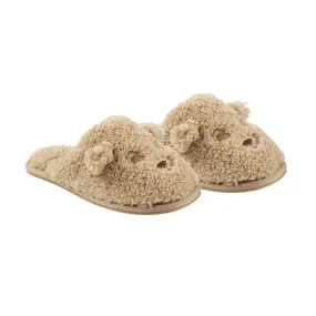 Bear Slippers - Gold by Rylee & Cru - FINAL SALE