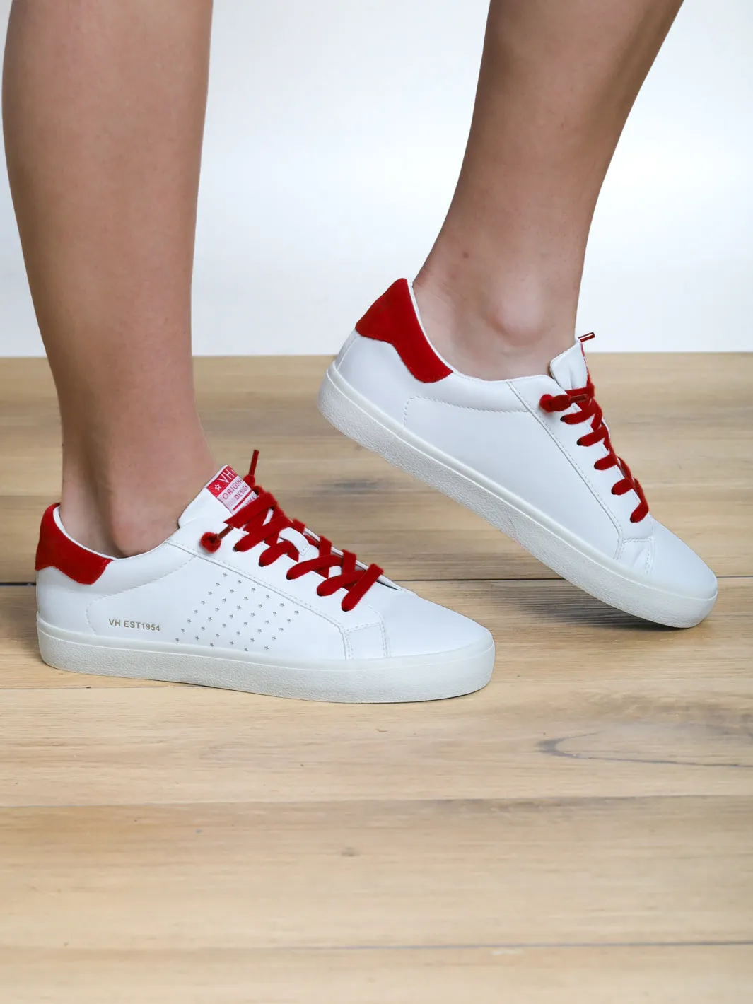 No Competition Color Block Side Stitched Sneakers