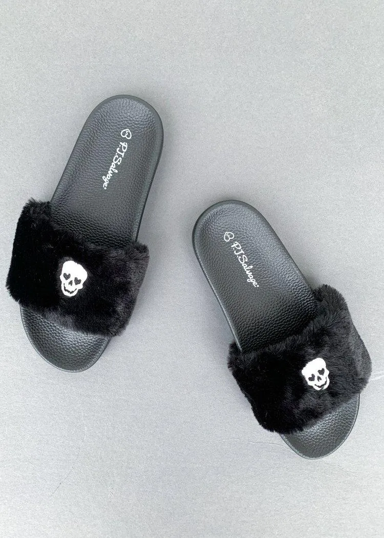 PJ Salvage Skull Slipper Slides ***FINAL SALE***