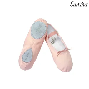 Sansha 14C Child Canvas Star Black Ballet Shoe