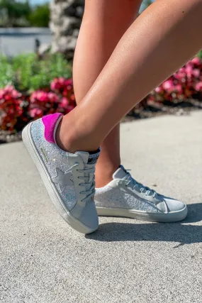 Vintage Havana: Flair 32 - Pink Suede Multi Glitter